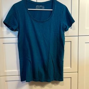Eddie Bauer outdoor scoop neck shirt. Size Tall Medium